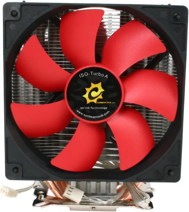 Alt view image 2 of 6 - Sunbeam Twister 120 CW-TWI-120-SV 120mm x 2 MFDB CPU Cooler with Rheosmart PCI fan controller, free TX-4 Thermal Paste Included Inside