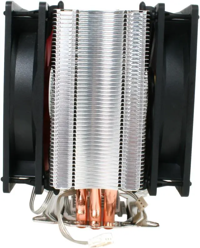 Alt view image 3 of 6 - Sunbeam Twister 120 CW-TWI-120-SV 120mm x 2 MFDB CPU Cooler with Rheosmart PCI fan controller, free TX-4 Thermal Paste Included Inside