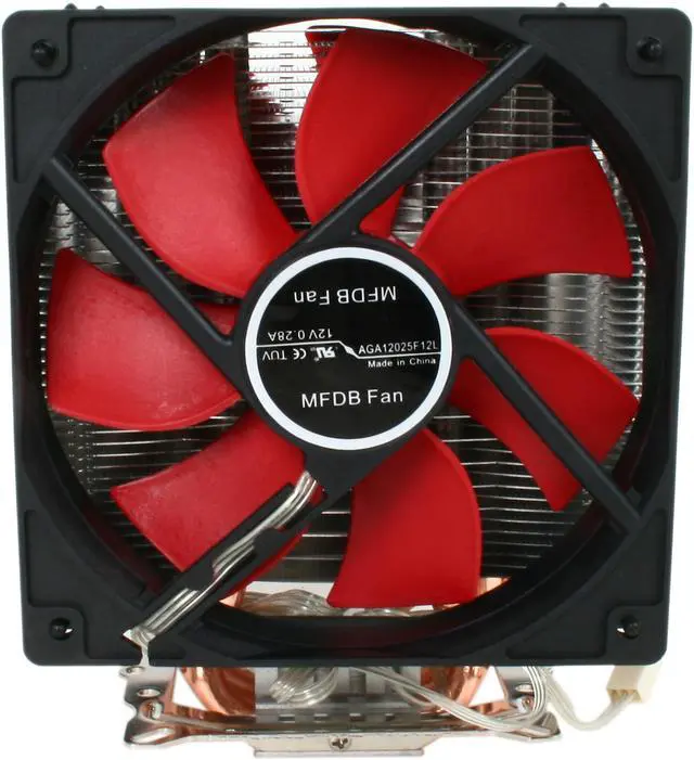 Alt view image 4 of 6 - Sunbeam Twister 120 CW-TWI-120-SV 120mm x 2 MFDB CPU Cooler with Rheosmart PCI fan controller, free TX-4 Thermal Paste Included Inside