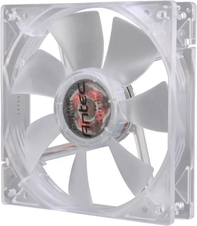 Alt view image 2 of 7 - Antec 761345-75024-0 Blue LED 3-Speed Case Cooling Fan