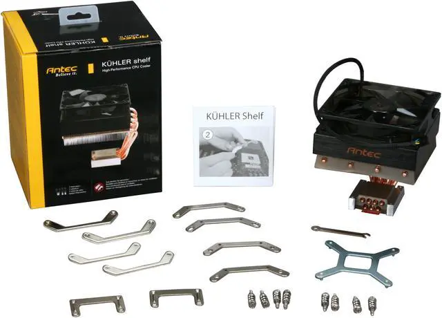 Alt view image 6 of 6 - Antec KUHLER Shelf 120 mm PWM fan High-performance CPU Cooler