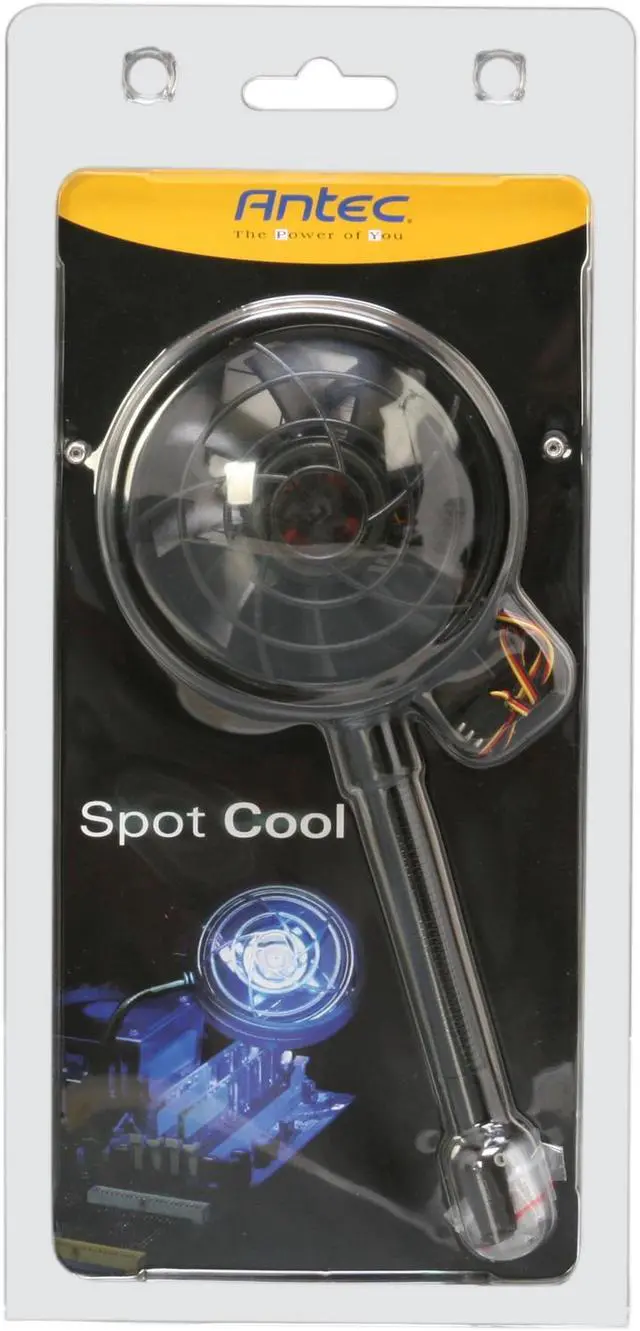 Alt view image 5 of 5 - Antec SpotCool Blue LED System Cooler