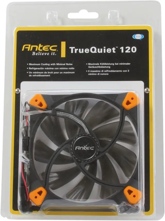 Alt view image 6 of 6 - Antec TrueQuiet 120 Non-LED LED Case Fan