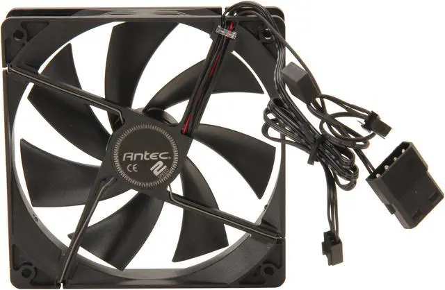 Alt view image 3 of 4 - Antec TwoCool 75241 Blue LED 2 Speed Case Fan