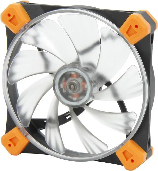 Alt view image 2 of 5 - Antec TrueQuiet 120 UFO Rd Red LED Case Fan