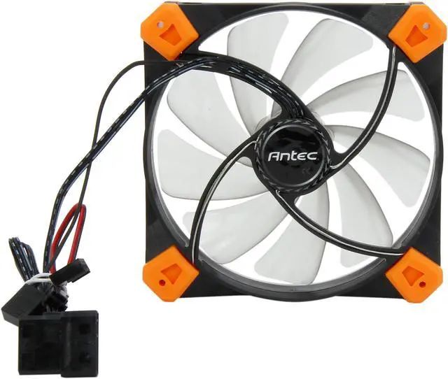 Alt view image 4 of 5 - Antec TrueQuiet 120 UFO Wt White LED Case Fan