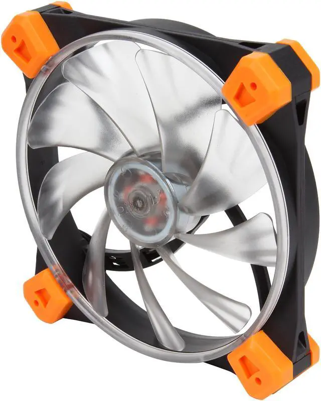 Alt view image 2 of 5 - Antec TrueQuiet 120 UFO GR Green LED Case Fan
