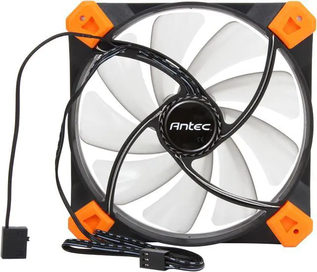 Alt view image 4 of 5 - Antec TrueQuiet 120 UFO GR Green LED Case Fan