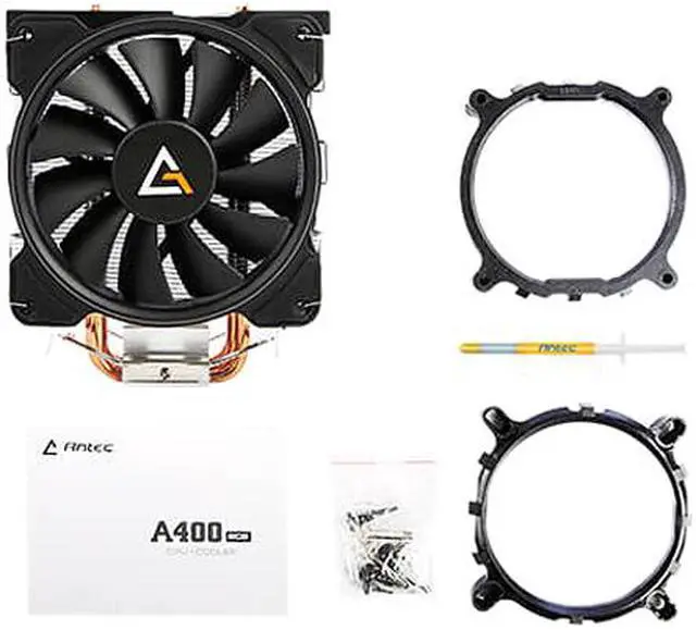 Alt view image 10 of 11 - Antec A400 RGB 120mm CPU Cooler, 4-Pin Connector PWM Silent Fan for Intel and AMD