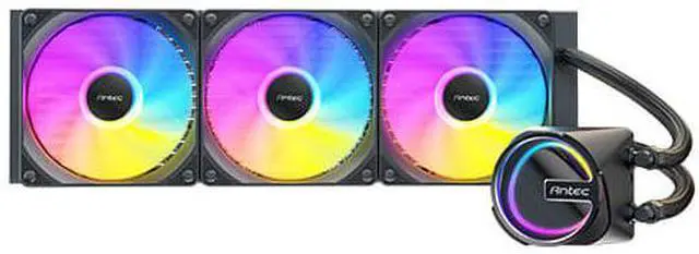 Main image of Antec Skeleton 360 ARGB Liquid CPU Cooler, 360mm Radiator, 3 x 120mm PWM ARGB Fans, Hydraulic Bearing, Copper Base, Intel LGA 115X/1200/1700/20XX, AMD AM4/AM5, Black