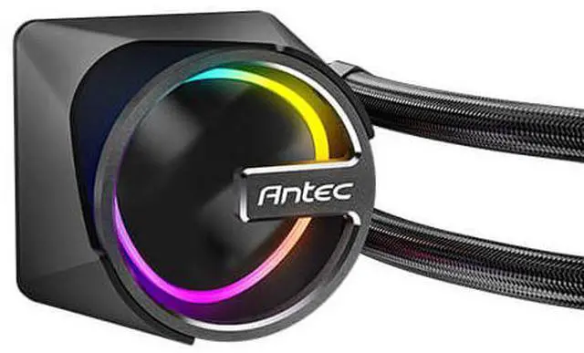 Alt view image 4 of 6 - Antec Skeleton 360 ARGB Liquid CPU Cooler, 360mm Radiator, 3 x 120mm PWM ARGB Fans, Hydraulic Bearing, Copper Base, Intel LGA 115X/1200/1700/20XX, AMD AM4/AM5, Black