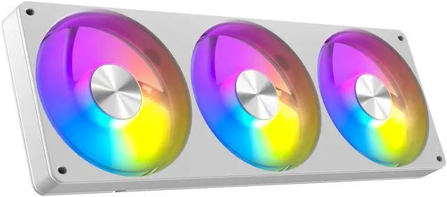 Alt view image 8 of 11 - Antec Skeleton Matrix 360 ARGB White Liquid CPU Cooler, 360mm Radiator, Single-Frame Fan, Hydraulic Bearing, Copper Base, Intel LGA 115X/1200/1700/1851/20XX, AMD AM4/AM5, White