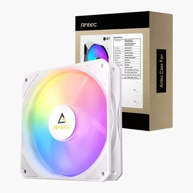 Alt view image 5 of 5 - Antec P12R ARGB 120mm Case Fan