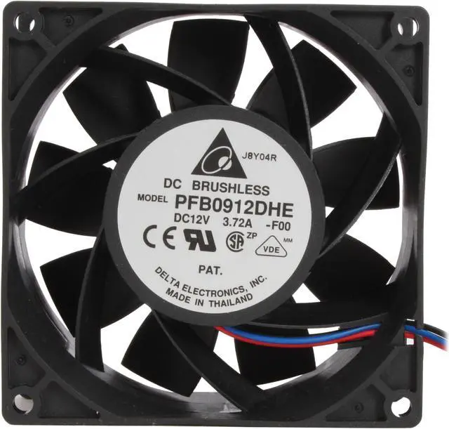 Alt view image 3 of 5 - Delta PFB0912DHE-F00 92mm Case Cooler