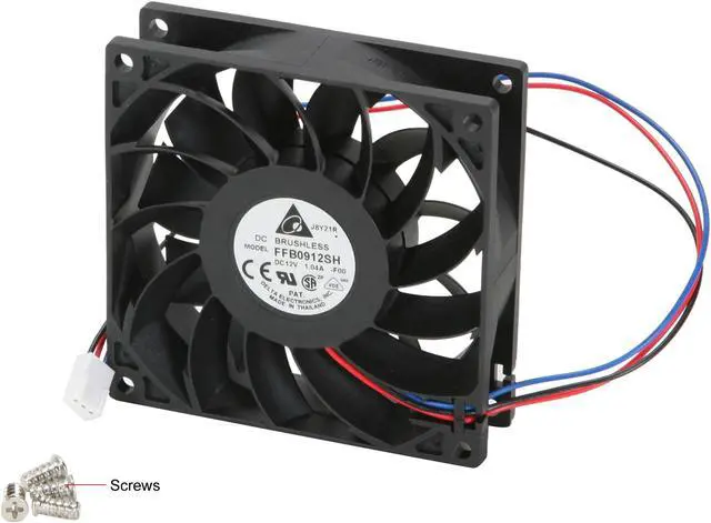 Alt view image 6 of 6 - Delta FFB0912SH-F00 92mm Case Cooler