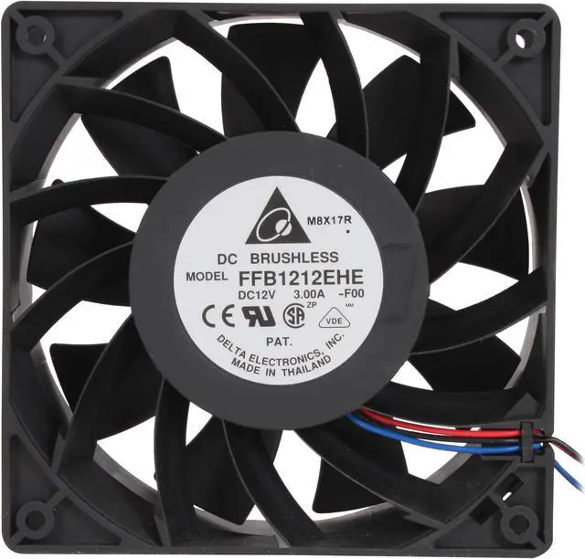 Alt view image 3 of 6 - Delta FFB1212EHE-F00 Non-LED LED Case cooler