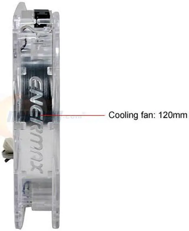 Alt view image 5 of 9 - ENERMAX EVEREST UCEV12 120mm Blue LED TWISTER BEARING Case Fan (auto speed control)