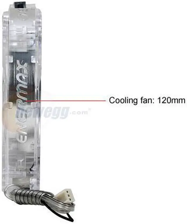 Alt view image 7 of 9 - ENERMAX EVEREST UCEV12 120mm Blue LED TWISTER BEARING Case Fan (auto speed control)