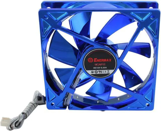 Alt view image 5 of 10 - ENERMAX Apollish UCAP12-BL 120mm Case Fan