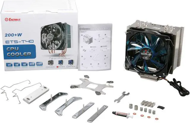 Alt view image 6 of 6 - Enermax ETS-T40-TA CPU Cooler(Side Flow) With T.B.APOLLISH PWM Twister Bearing Fan Compatible with latest Intel 2011/1366/1155 and AMD FM2/FM1/AM3+