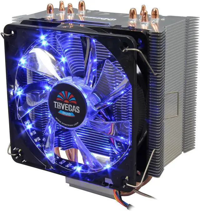 Main image of Enermax ETS-T40-VD  CPU Cooler  With VEGAS DUO PWM Twister Bearing Fan Compatible with latest Intel 2011/1366/1155 and AMD FM2/FM1/AM3+