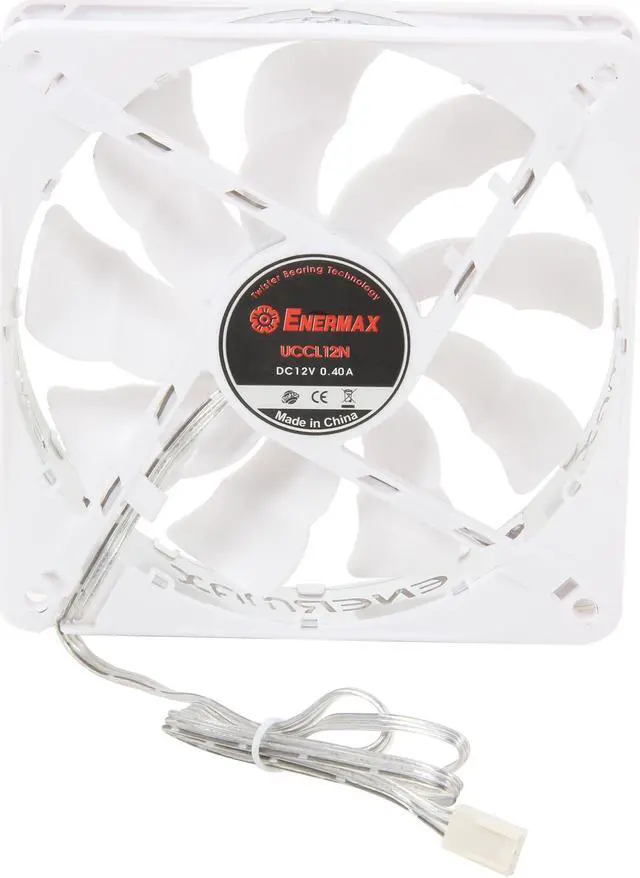 Alt view image 3 of 5 - ENERMAX Cluster UCCL12N White LED 1500RPM Case Fan