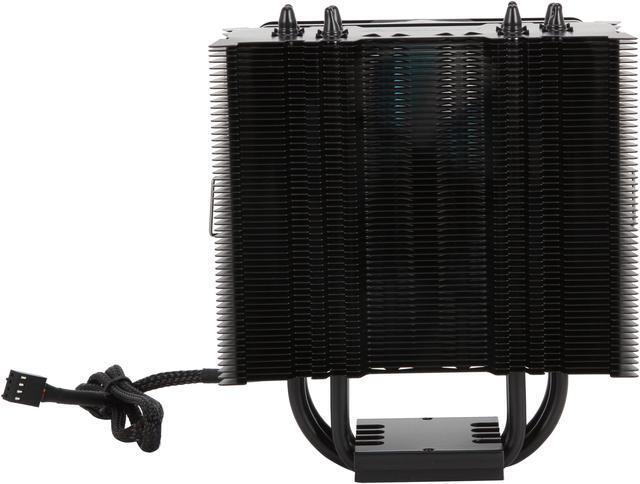 Alt view image 4 of 6 - Enermax ETS-T40-BK Black 120mm Twister CPU Cooler with TB Apollish Blue LED PWM Fan