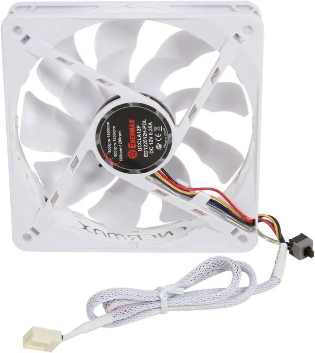 Alt view image 3 of 4 - ENERMAX CLUSTER Advance UCCLA12P White LED Case Fan