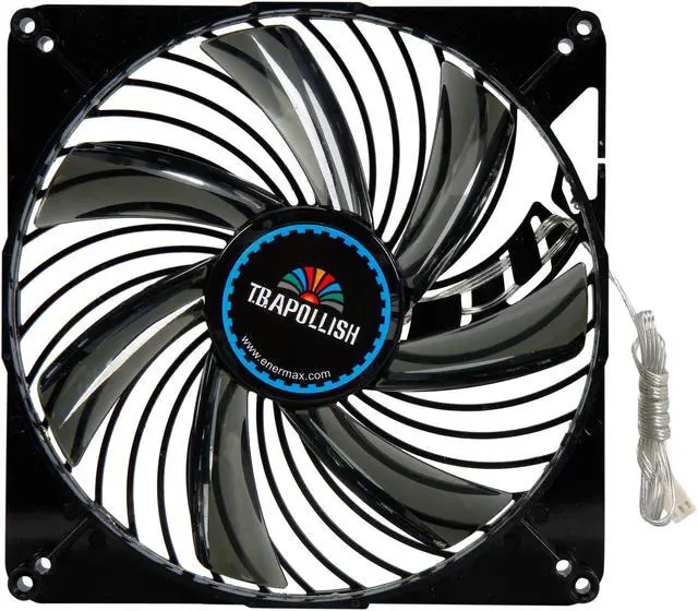Alt view image 2 of 6 - ENERMAX UCTA18A-BL 180mm Blue LED Case Fan