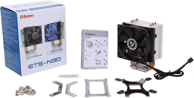 Alt view image 8 of 8 - Enermax ETS-N30-HE Black 92mm Twister CPU Cooler with High Performance PWM Fan