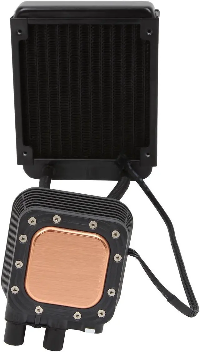 Alt view image 2 of 6 - Enermax Liqmax 120S Aluminum All-in-One Liquid Cooler With 120mm High Static Pressure Fan