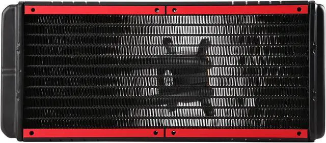 Alt view image 4 of 10 - Enermax Liqtech 240 All-in-One Liquid Cooler 27MM Thick Radiator w/ Duo High Pressure Airflow Fans