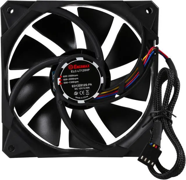 Alt view image 9 of 10 - Enermax Liqtech 240 All-in-One Liquid Cooler 27MM Thick Radiator w/ Duo High Pressure Airflow Fans