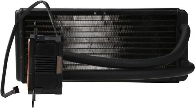 Alt view image 6 of 10 - Enermax ELC-LMR240-BS Liqmax II 240 / ELC-LMR240-BS / Liquid CPU Cooler 25mm Fan/ INTEL/AMD with AM4 Support