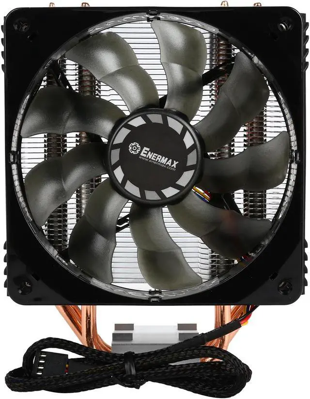 Alt view image 7 of 8 - Enermax ETS-T40 Fit CPU Air Cooler, 200W+ TDP for Intel/ AMD Universal Socket, AM4 / LGA 1700/1200/1151, 4 Direct Contact Heat Pipes, 120mm Silent PWM Fan LGA 1700 Compatible