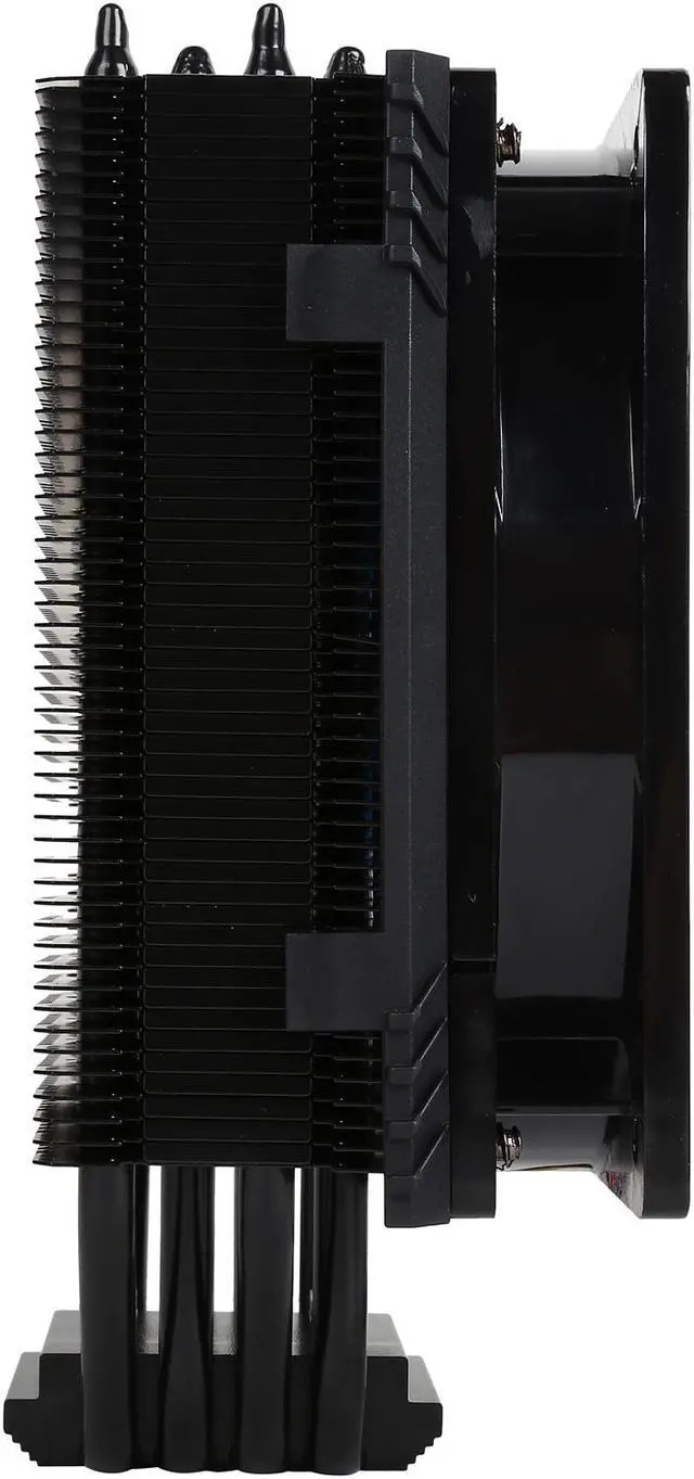 Alt view image 3 of 8 - ENERMAX ETS-T40F-BK 120mm Twister Aluminum 120mm Black CPU Cooler with blue LED PWM Fan