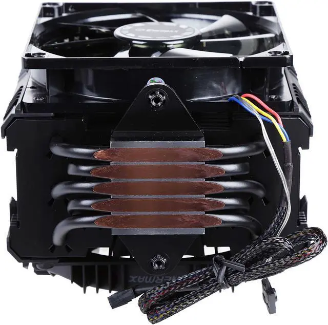 Alt view image 11 of 13 - ENERMAX ETS-T50A-BVT Twister Aluminum 120mm CPU Cooler with DFR (Dust Free Rotation) Vegas Fan with 3 color LED