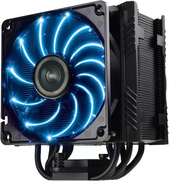 Alt view image 2 of 13 - ENERMAX ETS-T50A-BVT Twister Aluminum 120mm CPU Cooler with DFR (Dust Free Rotation) Vegas Fan with 3 color LED