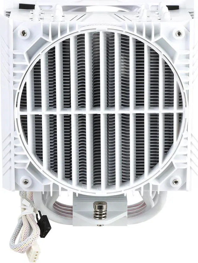Alt view image 5 of 9 - ENERMAX ETS-T50A-WVS Twister Aluminum 120mm White CPU Cooler with DFR (Dust Free Rotation) White LED Fan