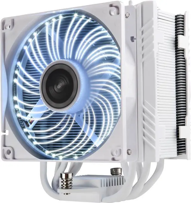Main image of ENERMAX ETS-T50A-WVS Twister Aluminum 120mm White CPU Cooler with DFR (Dust Free Rotation) White LED Fan
