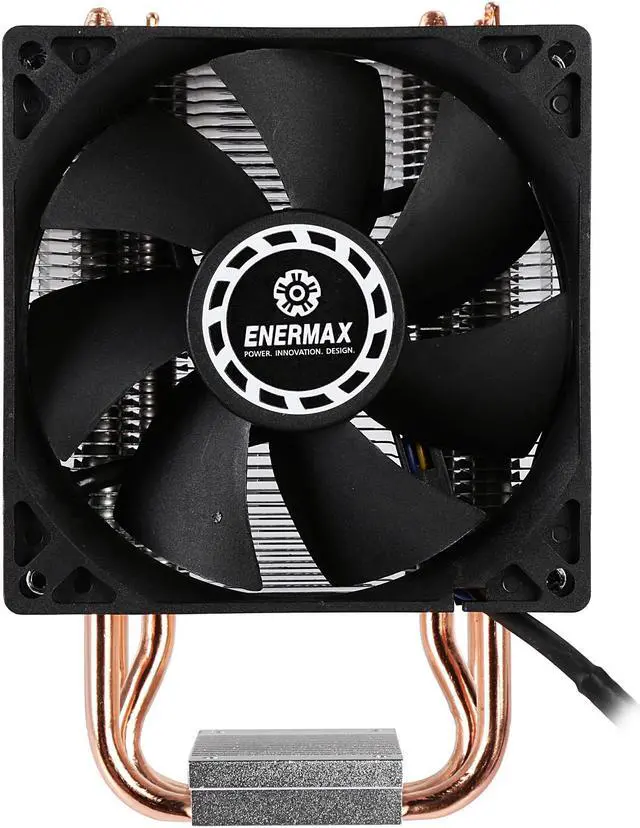 Alt view image 3 of 9 - ENERMAX CPU Air Cooler, 150W+ TDP for Intel/ AMD Universal Socket AM4 & AM5 / Intel LGA 1700/1200/1151, 3 Direct Contact Heat Pipes, 90mm PWM Fan – AM5 & LGA 1700 Ready – ETS-N30R-HE