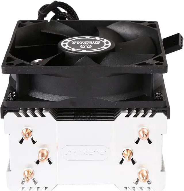Alt view image 7 of 9 - ENERMAX CPU Air Cooler, 150W+ TDP for Intel/ AMD Universal Socket AM4 & AM5 / Intel LGA 1700/1200/1151, 3 Direct Contact Heat Pipes, 90mm PWM Fan – AM5 & LGA 1700 Ready – ETS-N30R-HE