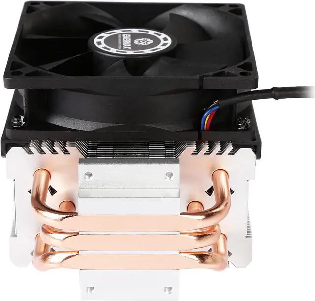 Alt view image 8 of 9 - ENERMAX CPU Air Cooler, 150W+ TDP for Intel/ AMD Universal Socket AM4 & AM5 / Intel LGA 1700/1200/1151, 3 Direct Contact Heat Pipes, 90mm PWM Fan – AM5 & LGA 1700 Ready – ETS-N30R-HE