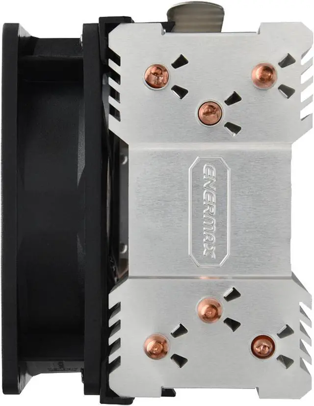 Alt view image 2 of 7 - Enermax ETS-N31 CPU Air Cooler, 130W+ TDP for Intel/ AMD Universal Socket AM4 & AM5 / Intel LGA 1700/1200/1151, 3 Direct Contact Heat Pipes, 92mm PWM Fan – AM5 & LGA 1700 Ready