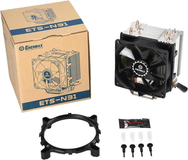 Alt view image 7 of 7 - Enermax ETS-N31 CPU Air Cooler, 130W+ TDP for Intel/ AMD Universal Socket AM4 & AM5 / Intel LGA 1700/1200/1151, 3 Direct Contact Heat Pipes, 92mm PWM Fan – AM5 & LGA 1700 Ready