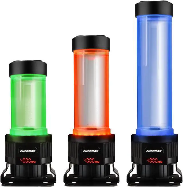 Alt view image 6 of 7 - Enermax NEOChanger ELC-NC100RGB NEOChanger RGB LED Reservoir and Pump Kits