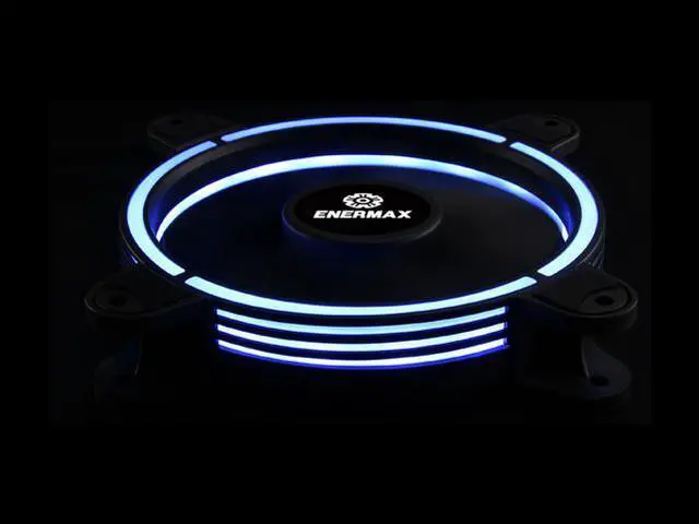 Alt view image 8 of 14 - Enermax T.B RGB 120mm Case Fan with 3 in 1 Remote Controller and Control Box; Halo Arc-Shaped Frame; RGB Sync via motherboard; UCTBRGB12-BP3; 3 Fan Pack