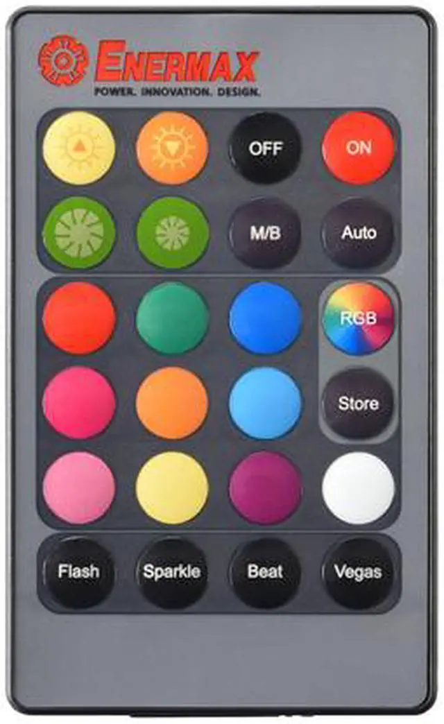 Alt view image 11 of 14 - Enermax T.B RGB 120mm Case Fan with 3 in 1 Remote Controller and Control Box; Halo Arc-Shaped Frame; RGB Sync via motherboard; UCTBRGB12-BP3; 3 Fan Pack