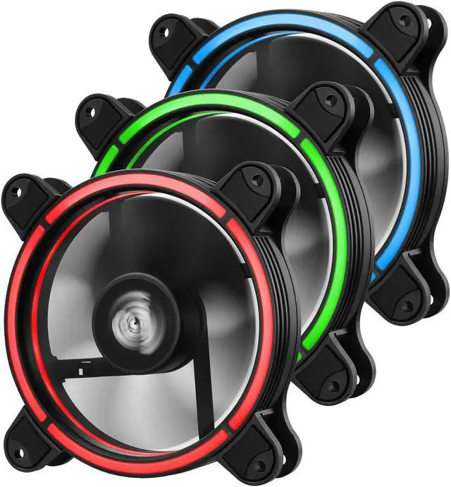 Alt view image 2 of 14 - Enermax T.B RGB 120mm Case Fan with 3 in 1 Remote Controller and Control Box; Halo Arc-Shaped Frame; RGB Sync via motherboard; UCTBRGB12-BP3; 3 Fan Pack