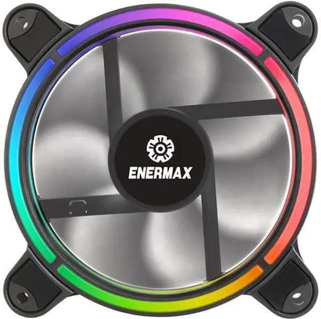 Alt view image 5 of 14 - Enermax T.B RGB 120mm Case Fan with 3 in 1 Remote Controller and Control Box, Halo Arc-Shaped Frame, RGB Sync via Motherboard, UCTBRGB12-BP6 - 6 Fan Pack
